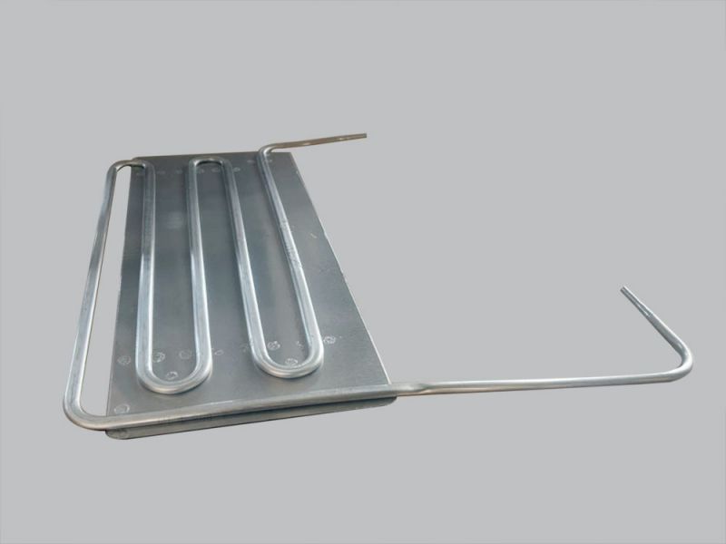 Aluminum plate coating for refrigerator evaporator