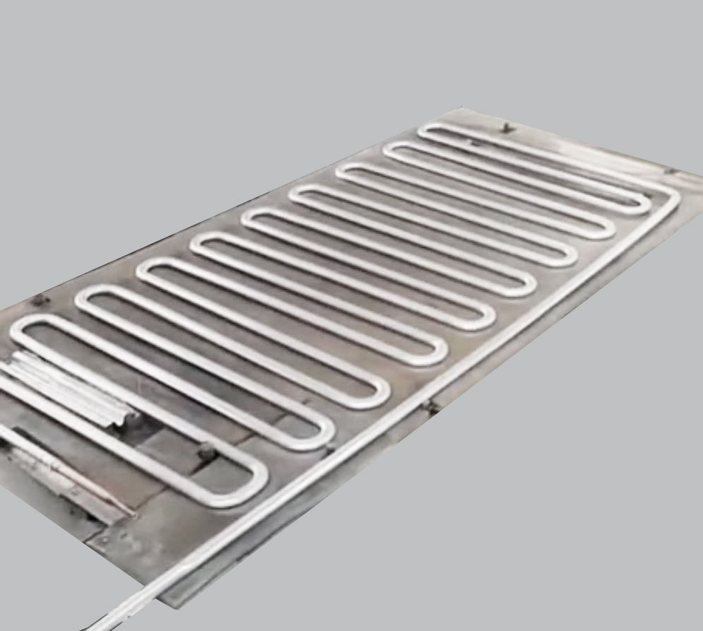 Aluminum plate coating for refrigerator evaporator