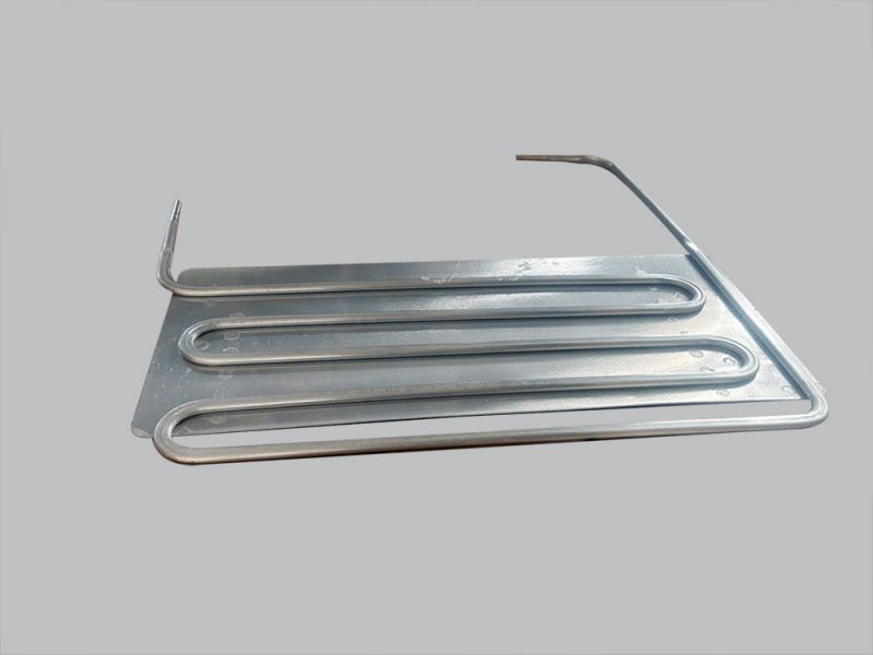 Aluminum plate coating for refrigerator evaporator